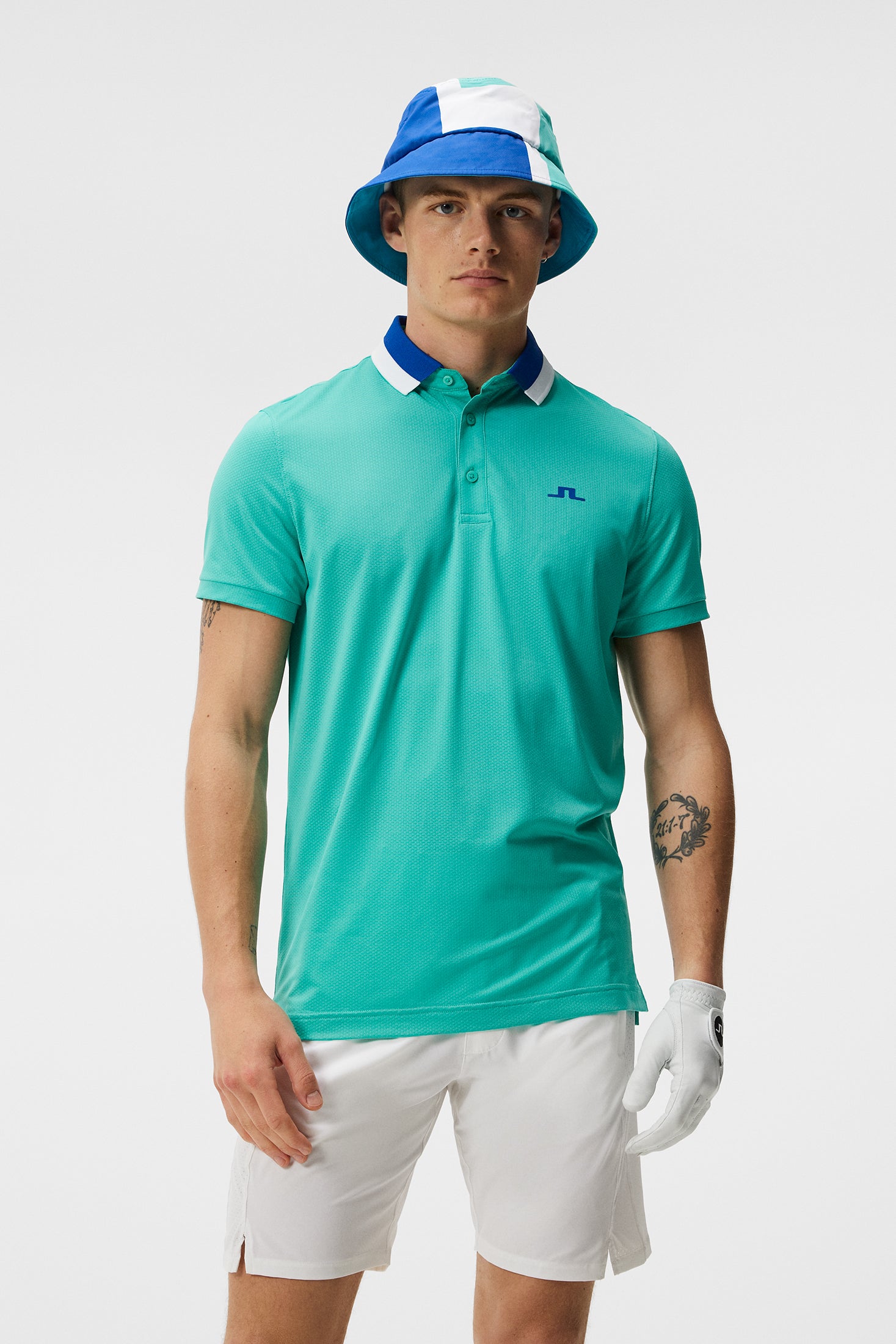 Benji Regular Fit Polo / Bright Aqua