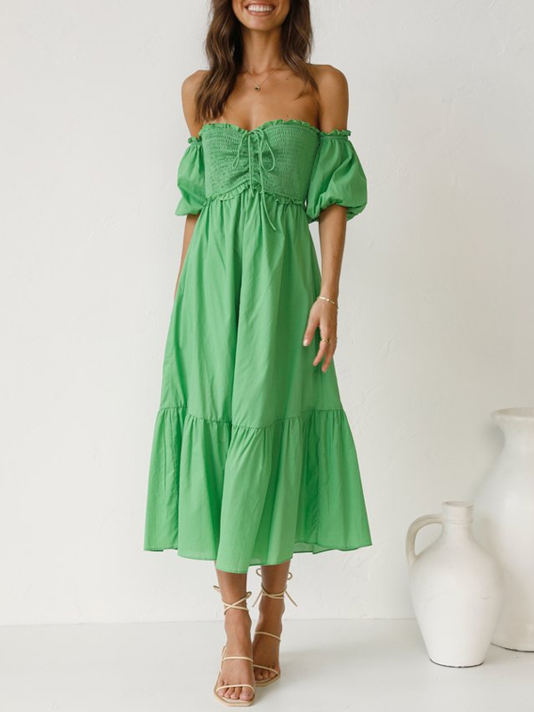 Casey Midi Dress GREEN