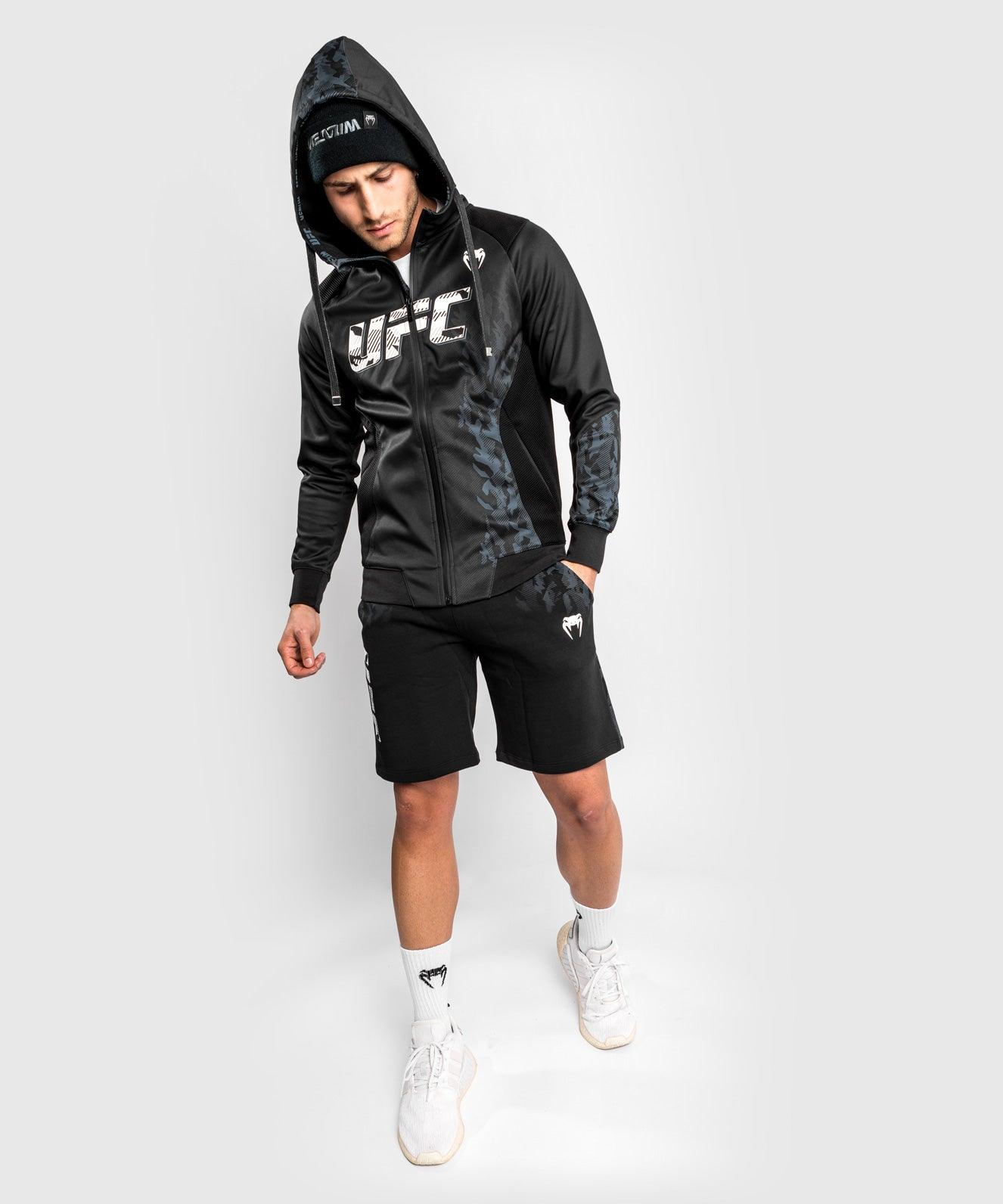 UFC Authentic Fight Week Men's Zip Hoodie - Black