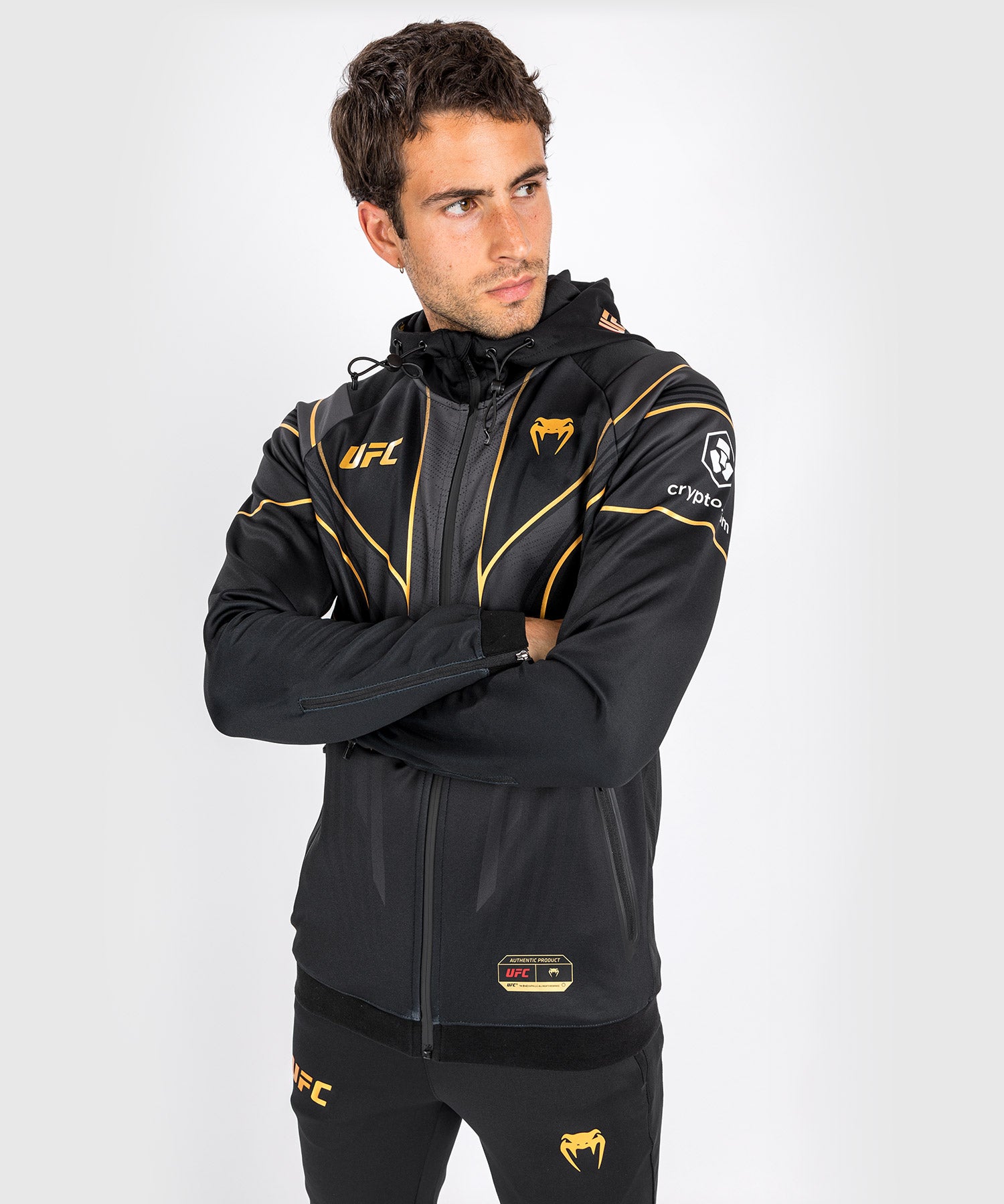 UFC Authentic Fight Night 2.0 Men's Walkout Hoodie - Champion