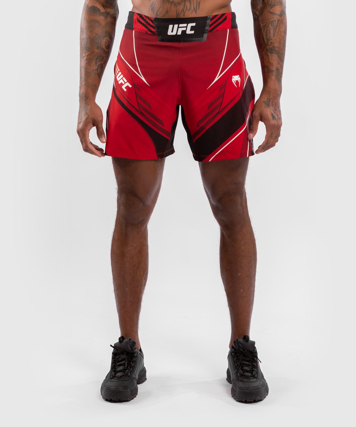 UFC Authentic Fight Night Men's Gladiator Shorts - Red