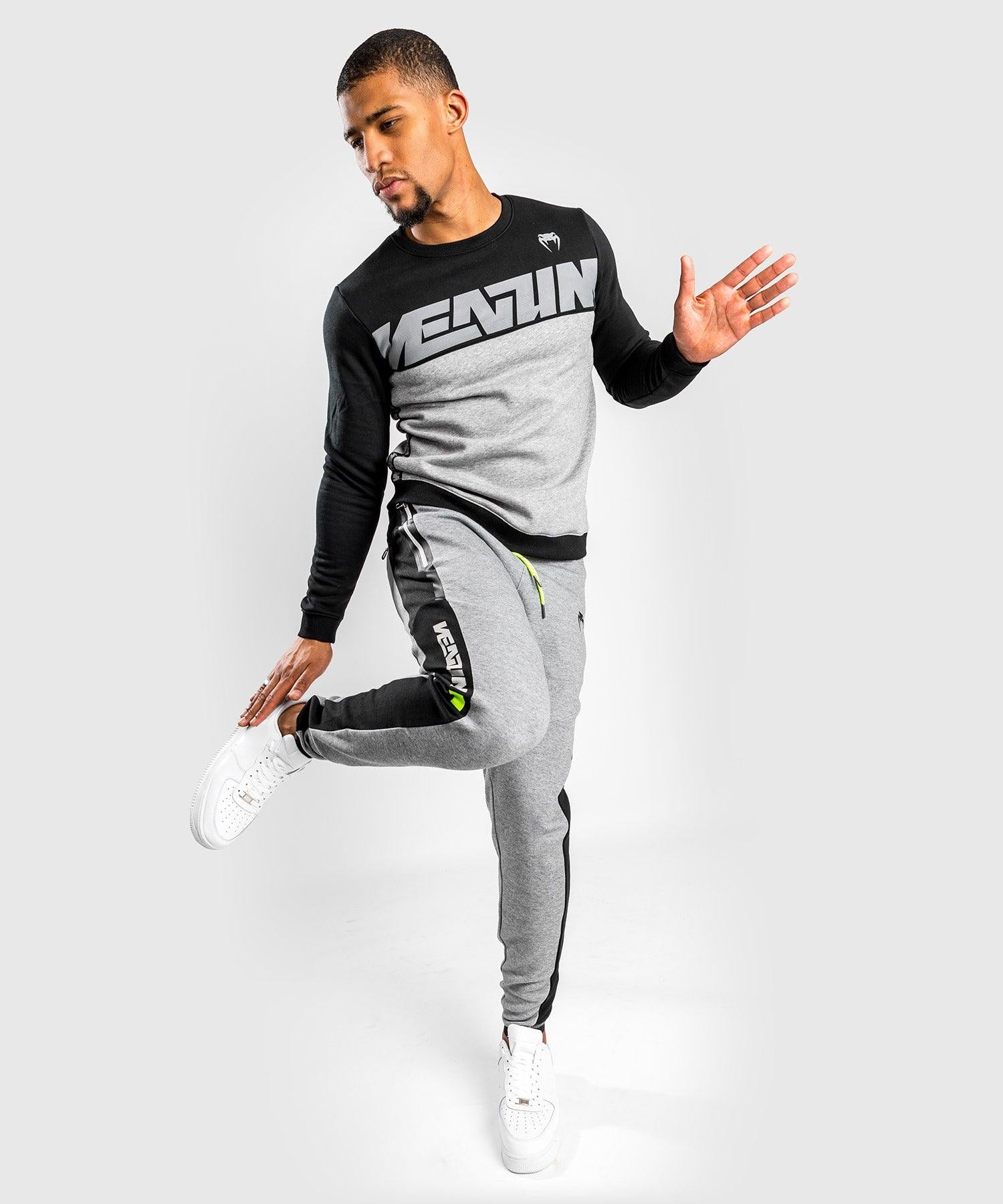 Connect Crewneck Sweatshirt - Black/Dark heather Grey