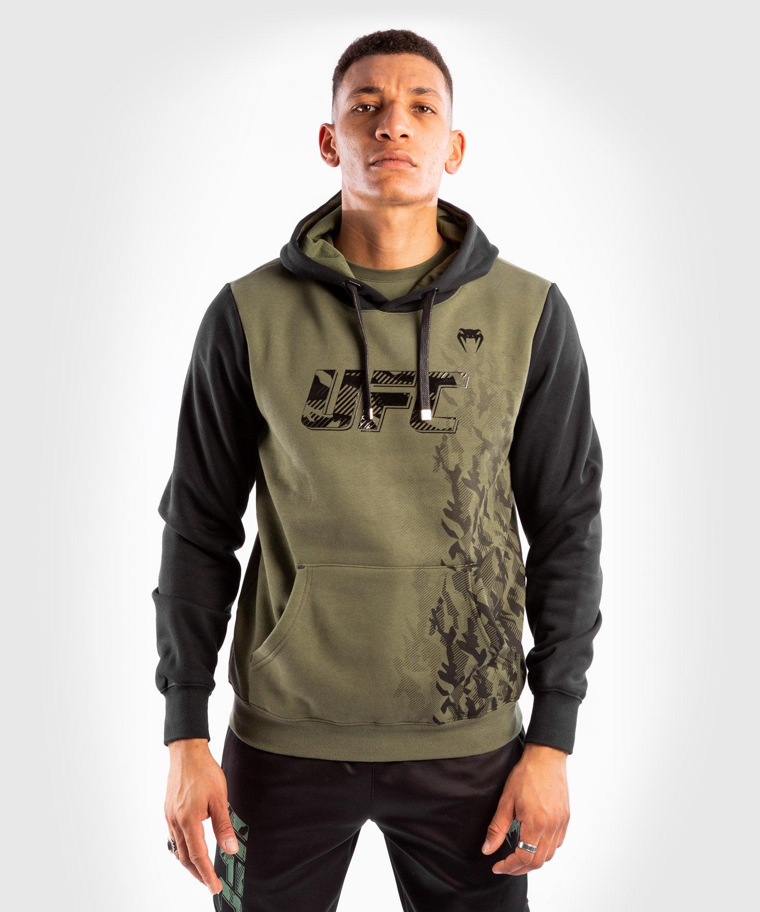 UFC Authentic Fight Week Men's Pullover Hoodie - Khaki