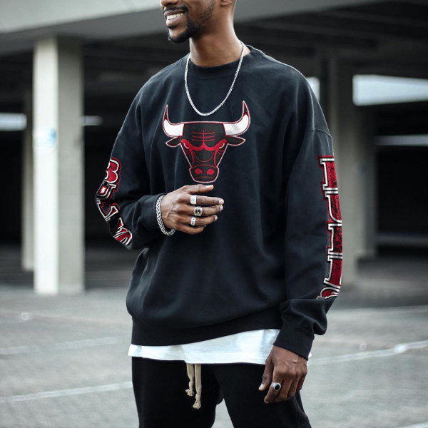 Retro Men's Casual Fashion Printed Sweatshirt