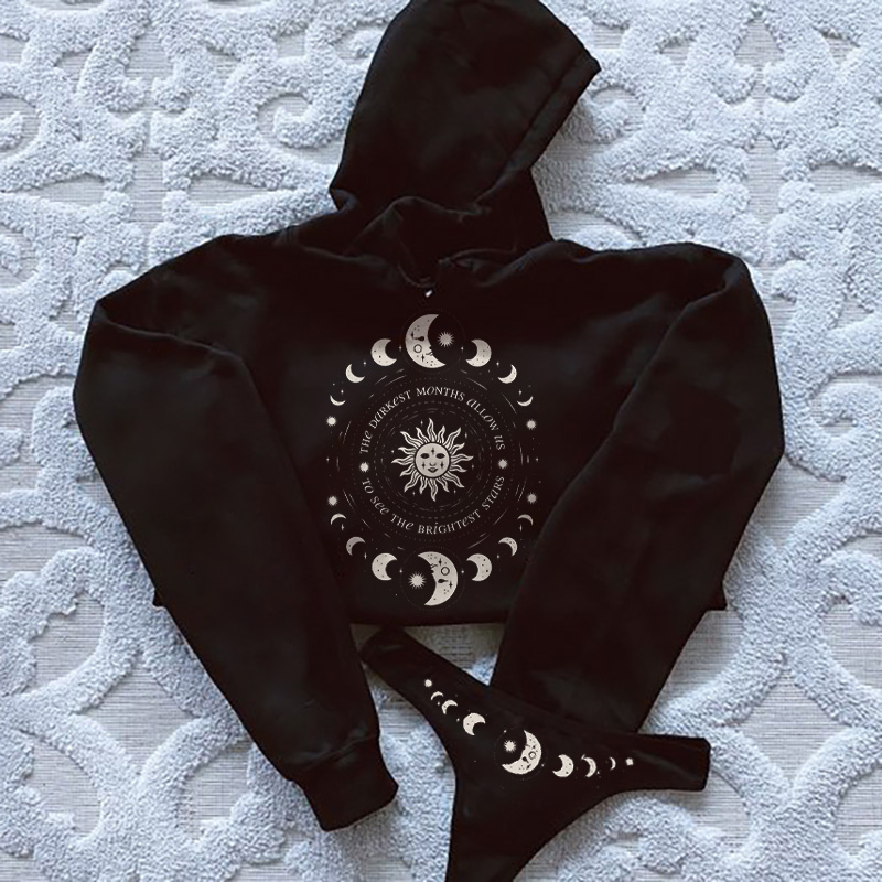hooded sweatshirt set