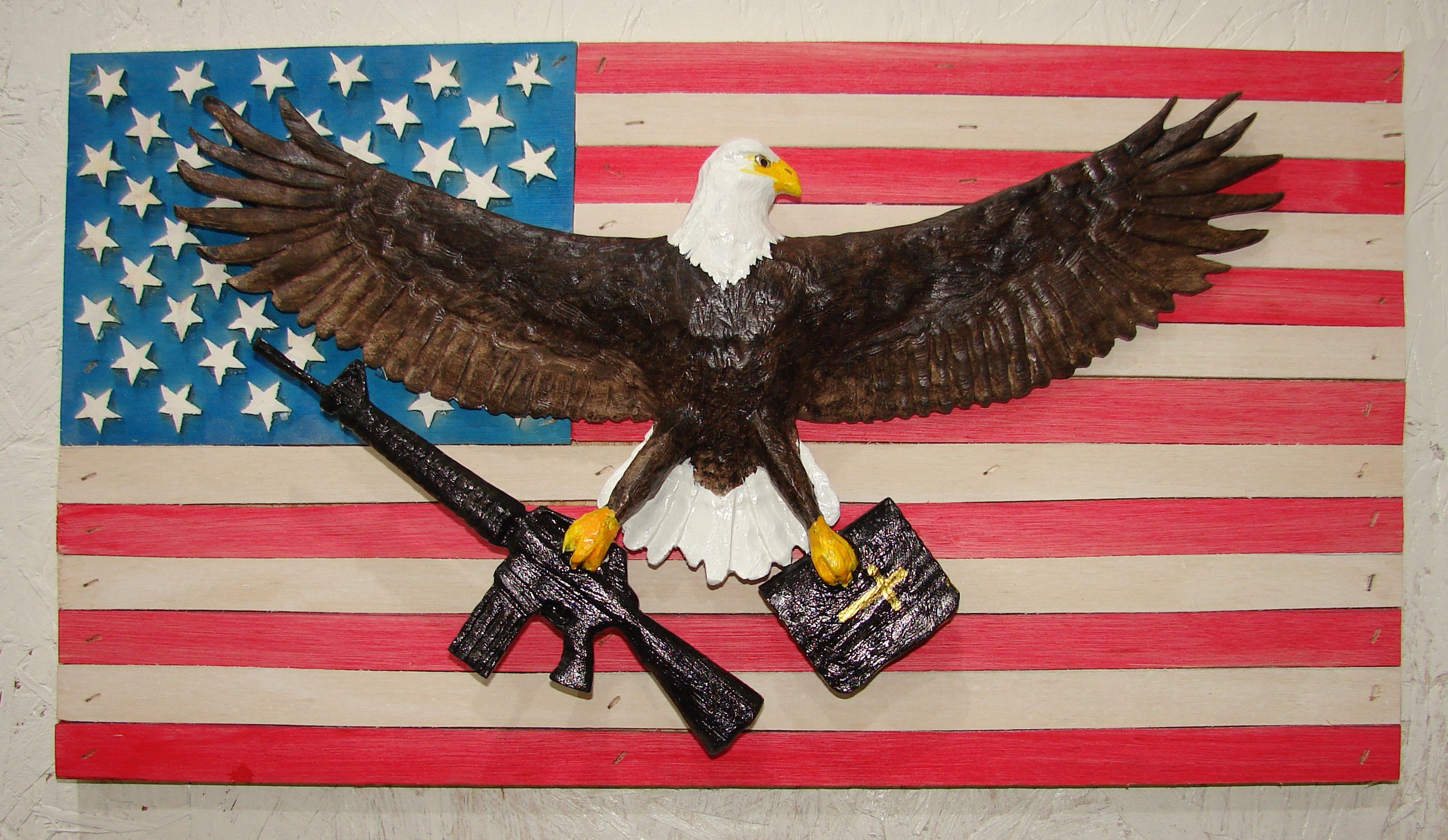 USA American Flag Eagle